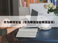 华为眼镜智能（华为眼镜智能眼镜连接）