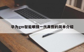 华为gm智能眼镜一代真假的简单介绍